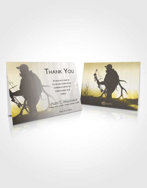 Funeral Thank You Card Template Harmony The Hunt