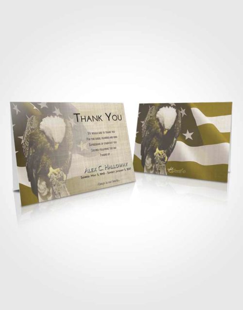 Funeral Thank You Card Template Harmony Veterans Journey