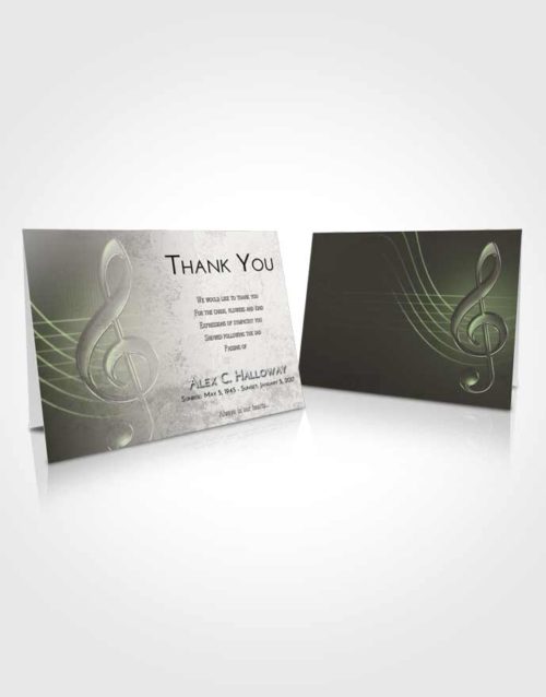 Funeral Thank You Card Template Loving Allegro