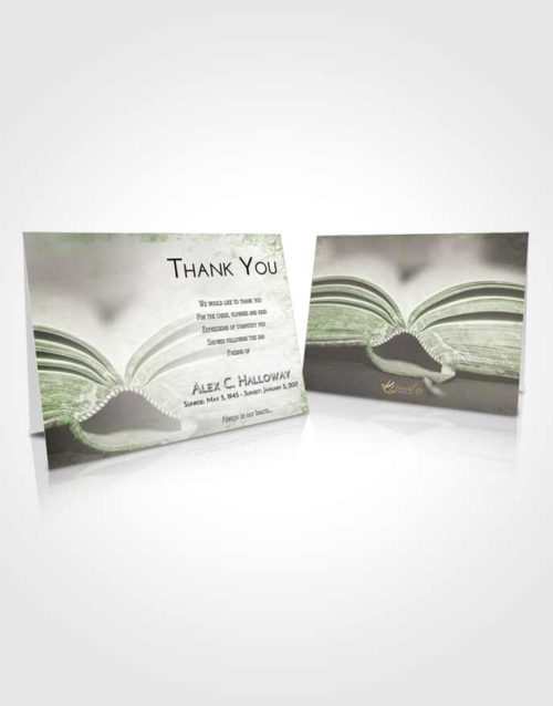 Funeral Thank You Card Template Loving Bible Love
