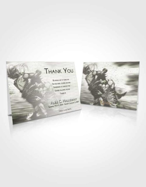 Funeral Thank You Card Template Loving Boxing Animation