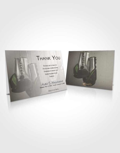 Funeral Thank You Card Template Loving Boxing Day