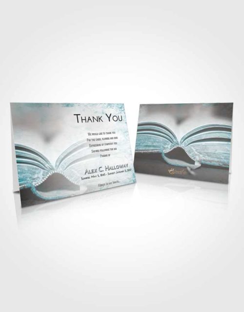 Funeral Thank You Card Template Loving Embrace Bible Love