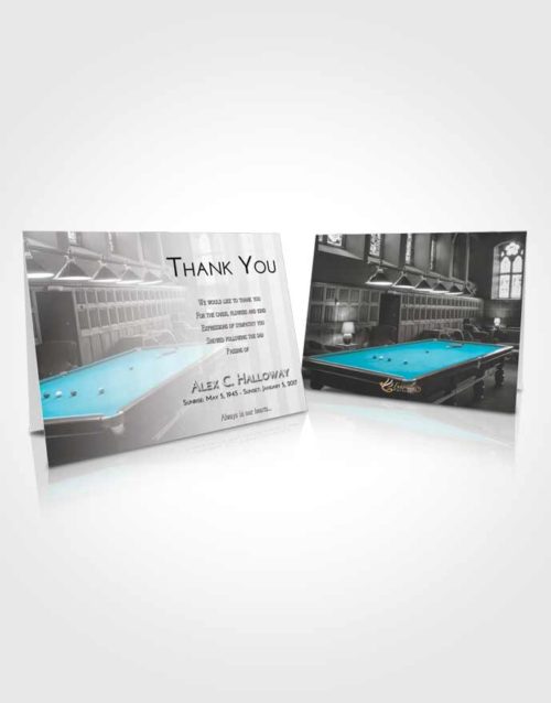 Funeral Thank You Card Template Loving Embrace Billiards Journey