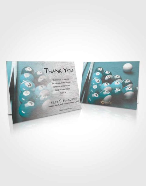 Funeral Thank You Card Template Loving Embrace Billiards Serenity