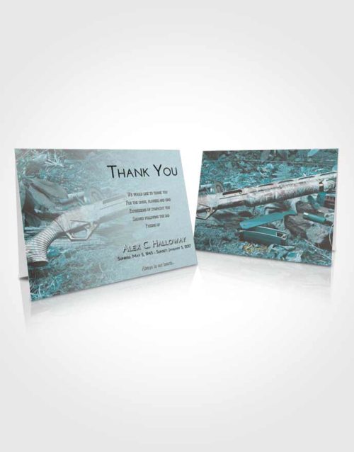 Funeral Thank You Card Template Loving Embrace Hunters Life