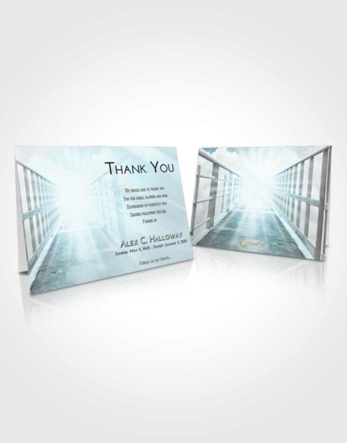 Funeral Thank You Card Template Loving Embrace Stairway to Faith