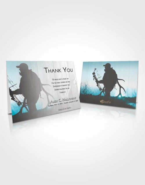 Funeral Thank You Card Template Loving Embrace The Hunt