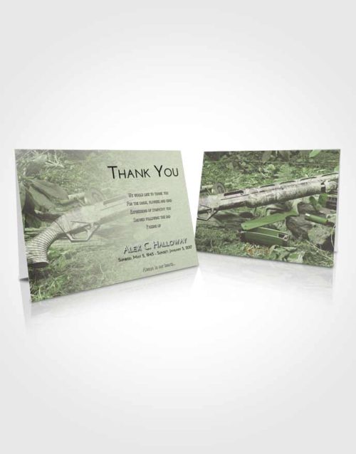Funeral Thank You Card Template Loving Hunters Life