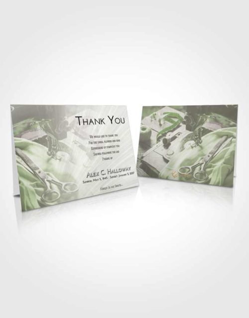 Funeral Thank You Card Template Loving Sewing Love