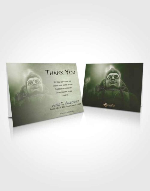 Funeral Thank You Card Template Loving Shiva Surprise