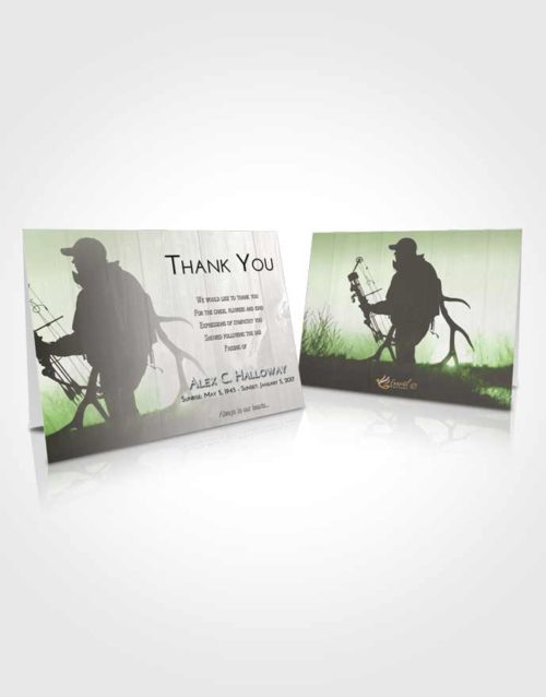 Funeral Thank You Card Template Loving The Hunt