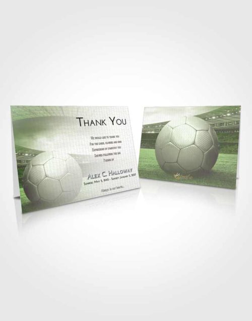 Funeral Thank You Card Template Misty Soccer Love