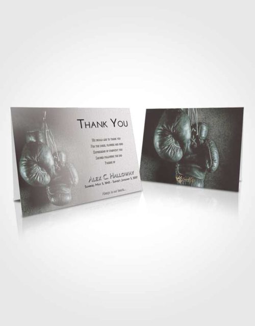Funeral Thank You Card Template Morning Boxing Serenity