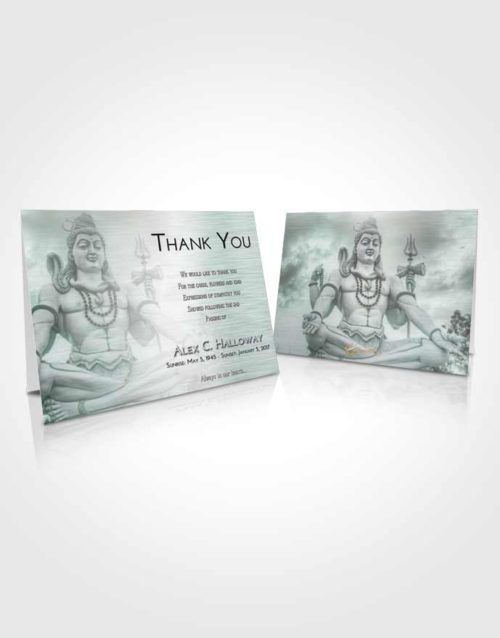 Funeral Thank You Card Template Morning Hindu Mystery