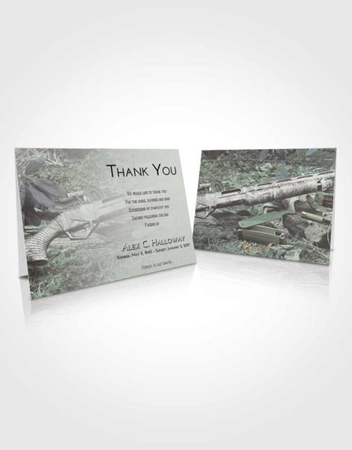 Funeral Thank You Card Template Morning Hunters Life