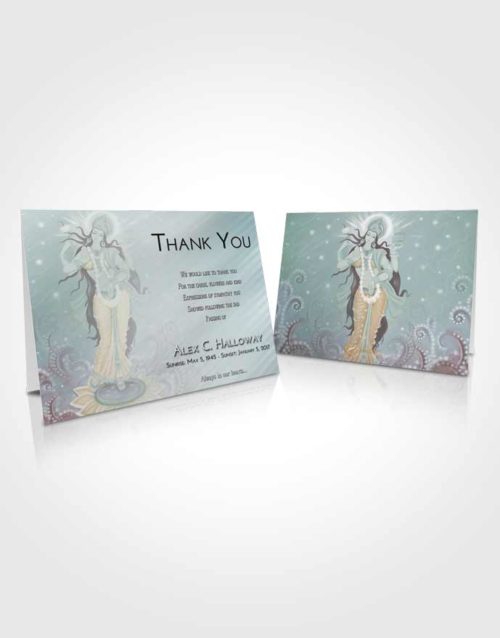 Funeral Thank You Card Template Morning Lakshmi Divinity