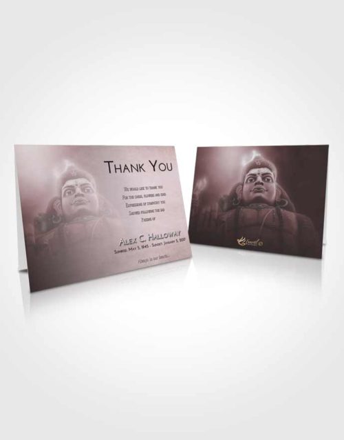Funeral Thank You Card Template Morning Shiva Surprise