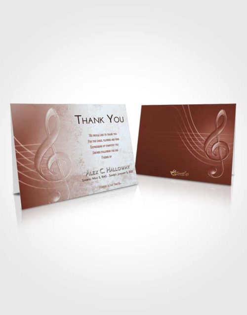 Funeral Thank You Card Template Ruby Love Allegro