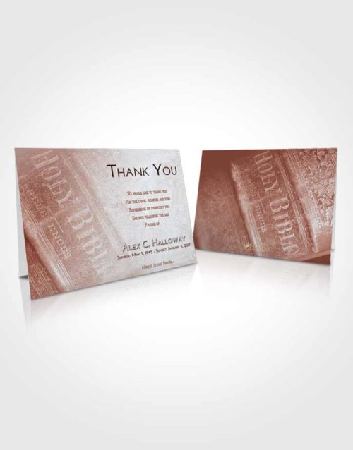Funeral Thank You Card Template Ruby Love Bible Grace