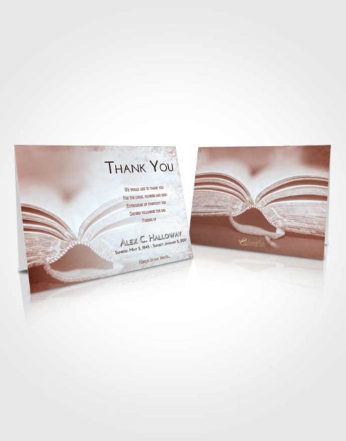 Funeral Thank You Card Template Ruby Love Bible Love