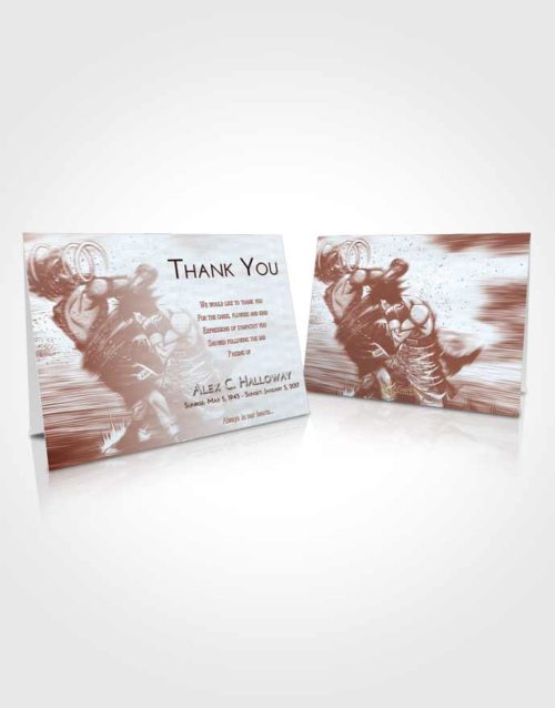 Funeral Thank You Card Template Ruby Love Boxing Animation