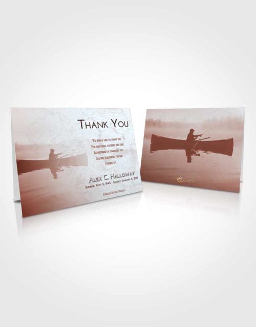 Funeral Thank You Card Template Ruby Love Fish in the Water