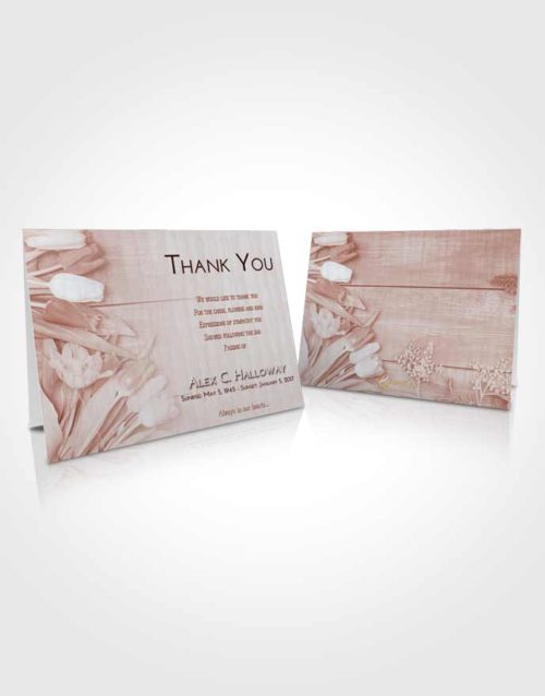 Funeral Thank You Card Template Ruby Love Gardening Morning