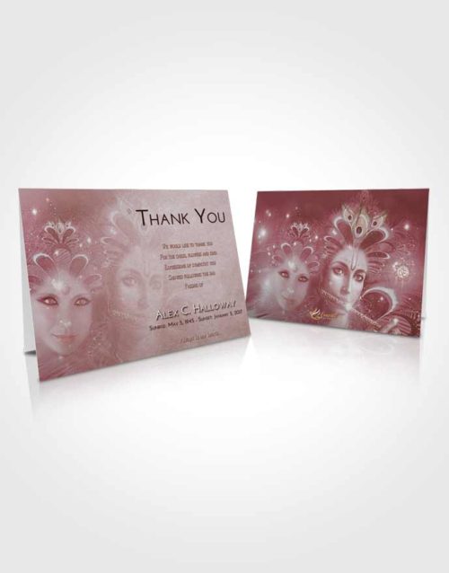 Funeral Thank You Card Template Ruby Love Hindu Desire