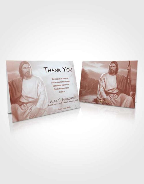 Funeral Thank You Card Template Ruby Love Jesus Prayers