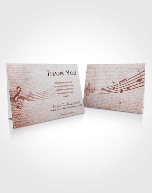 Funeral Thank You Card Template Ruby Love Portamento