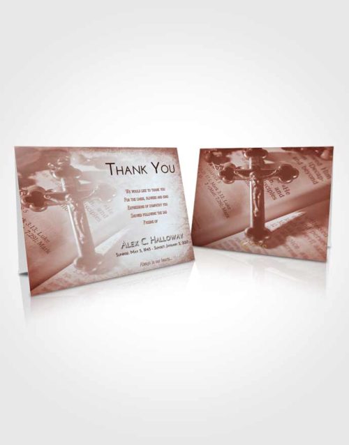 Funeral Thank You Card Template Ruby Love Rosary Trust
