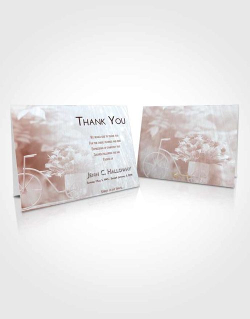 Funeral Thank You Card Template Ruby Love Rose Love