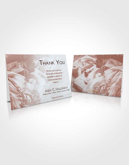 Funeral Thank You Card Template Ruby Love Sewing Love