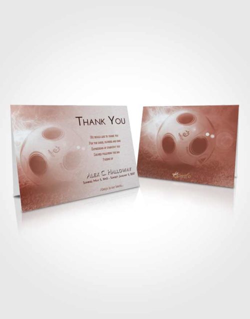 Funeral Thank You Card Template Ruby Love Soccer Miracle