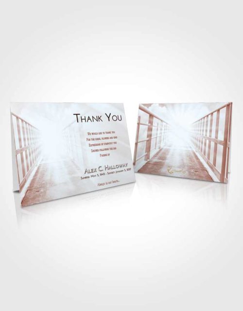 Funeral Thank You Card Template Ruby Love Stairway to Faith