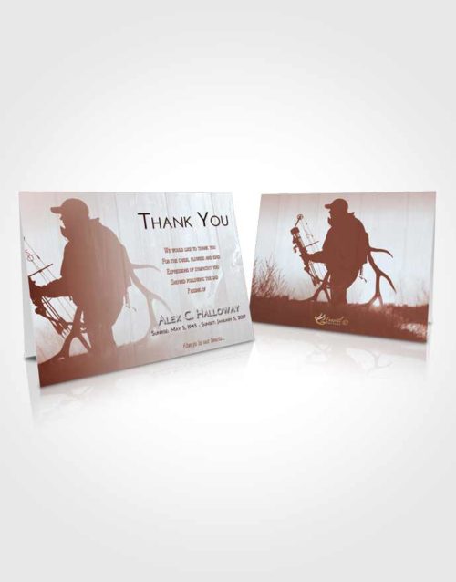 Funeral Thank You Card Template Ruby Love The Hunt