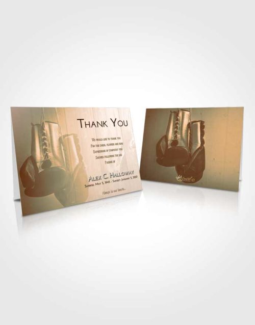 Funeral Thank You Card Template Soft Dusk Boxing Day