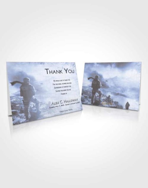 Funeral Thank You Card Template Splendid Army Life