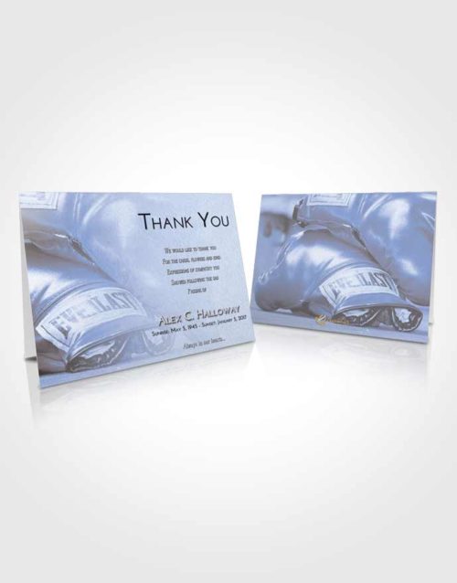 Funeral Thank You Card Template Splendid Boxing Everlast
