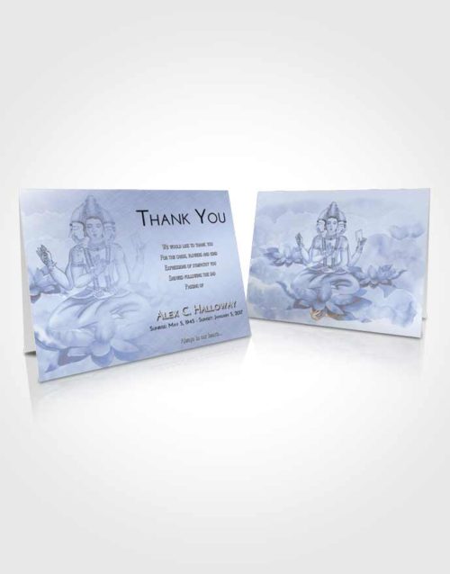Funeral Thank You Card Template Splendid Brahma Surprise