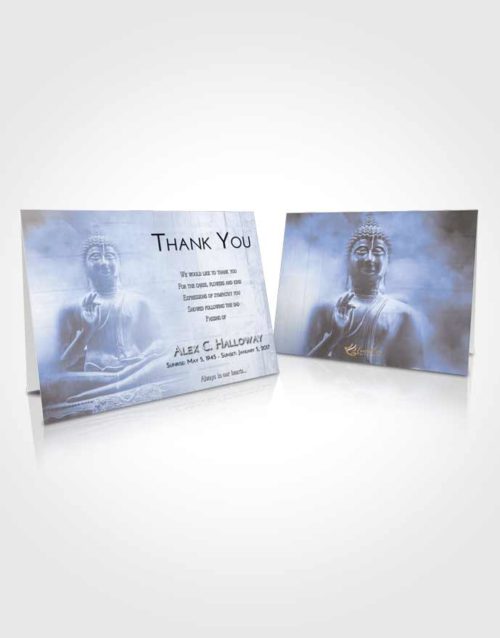 Funeral Thank You Card Template Splendid Buddha Desire