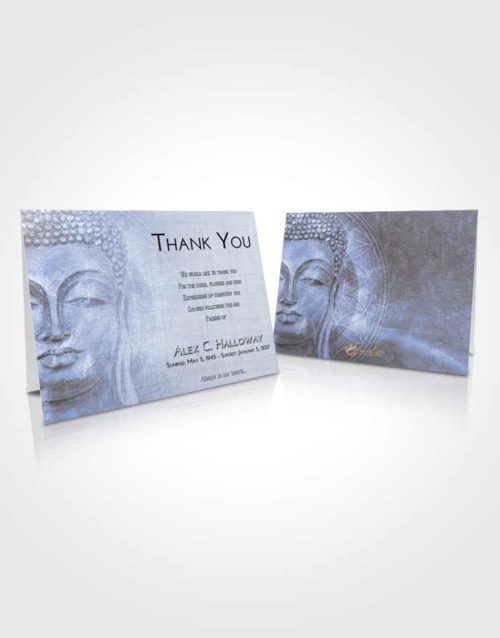 Funeral Thank You Card Template Splendid Buddha Praise