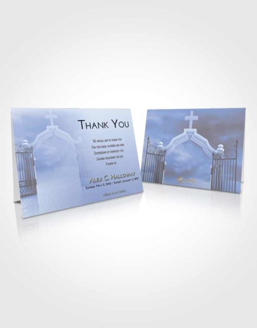 Funeral Thank You Card Template Splendid Clear Gates For Heaven