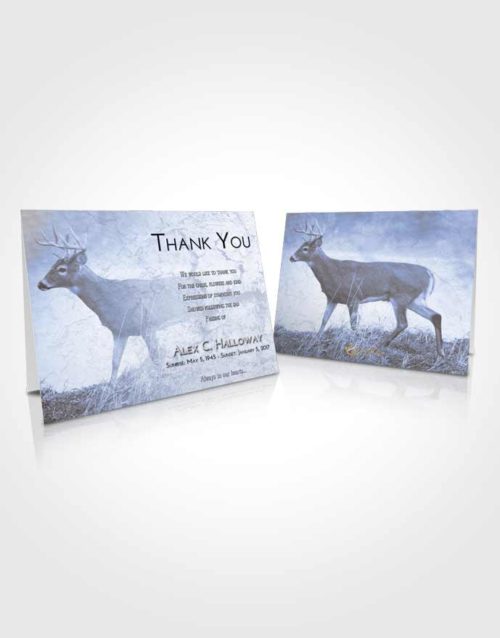Funeral Thank You Card Template Splendid Deer Game