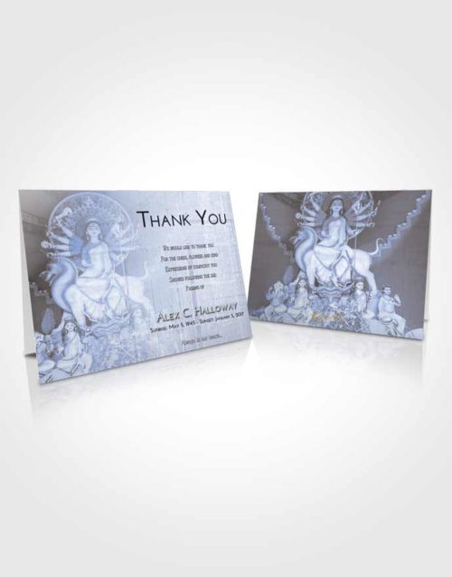 Funeral Thank You Card Template Splendid Durga Divinity
