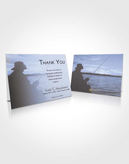 Funeral Thank You Card Template Splendid Fishing Desire