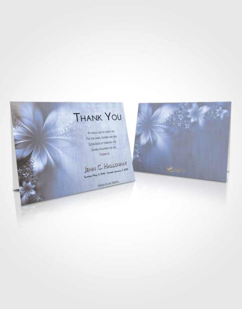 Funeral Thank You Card Template Splendid Floral Lust
