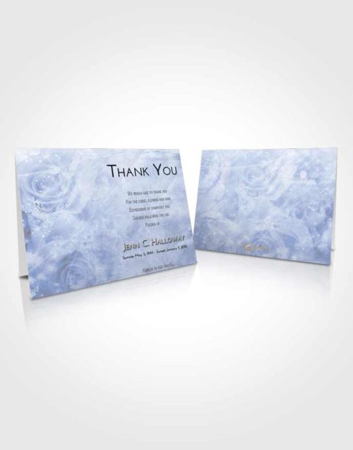 Funeral Thank You Card Template Splendid Floral Relaxation