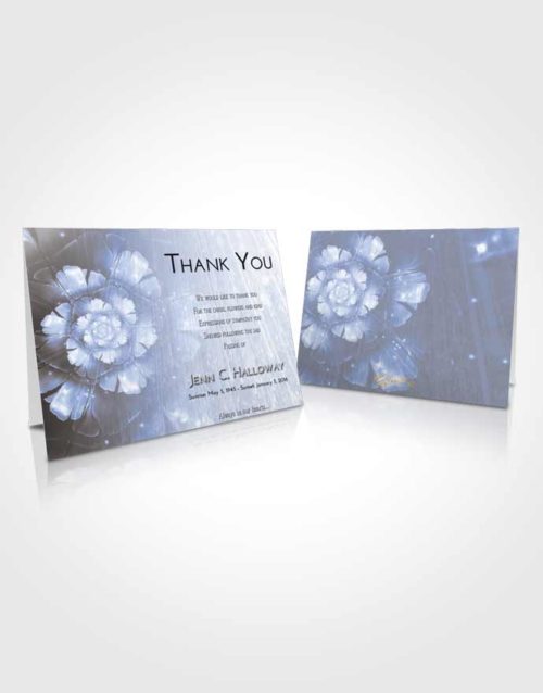 Funeral Thank You Card Template Splendid Floral Secret